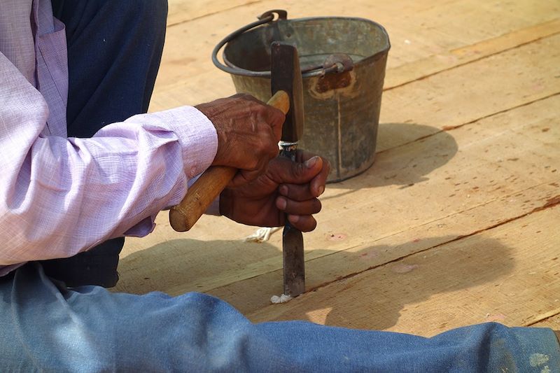 Artisans à Sour - Région Ash Sharqiyah. - Oman