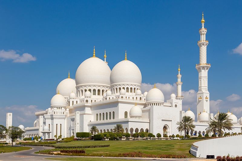 Mosquée bleue du Cheick Zayed al Nahyan - Abou Dabi - Émirats Arabes Unis