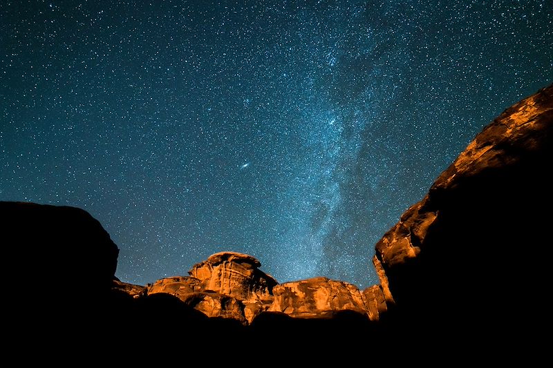 Nuit étoilée dans le Wadi Rum - Jordanie