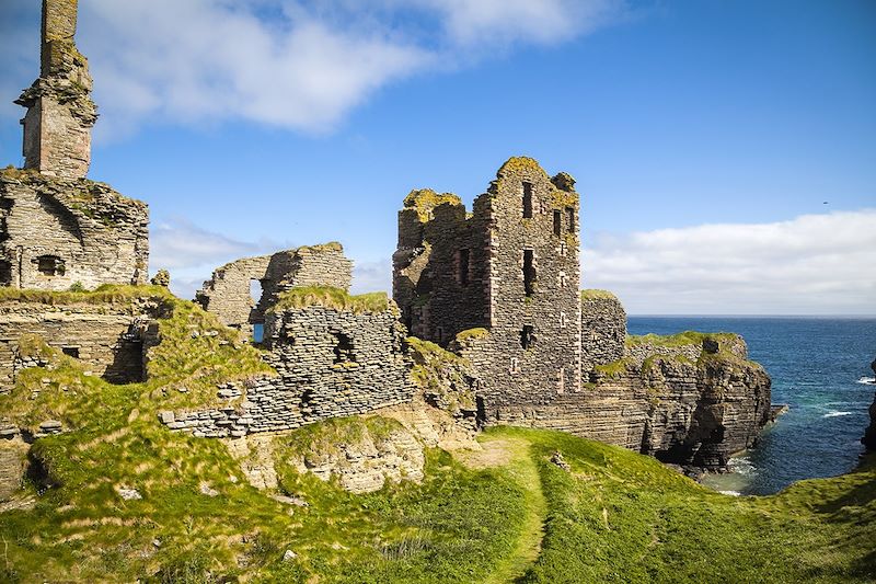 Ruines du château de Girnigoe - Caithness - Écosse