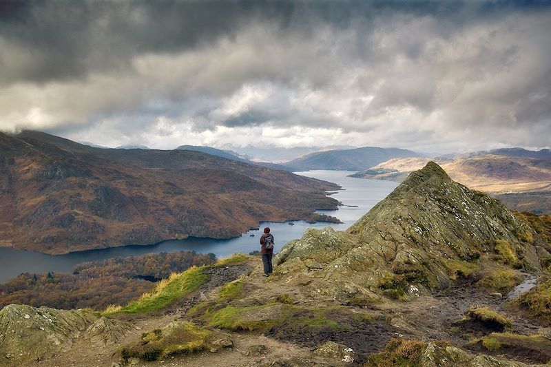 Vue depuis le sommet de Ben A'an - Trossachs - Écosse