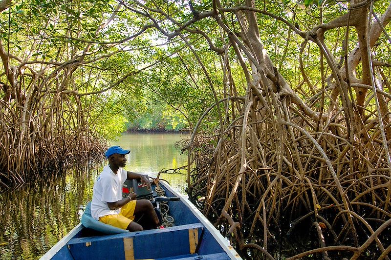 Un voyage multi activités au Sénégal en randonnée, à vélo ou en pirogue, avec bivouac et nuit chez l'habitant dans le Saloum