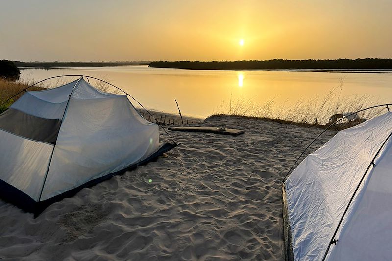 Bivouac sur le Delta du Saloum - Sénégal&nbsp;©&nbsp;Carmen Fawaz