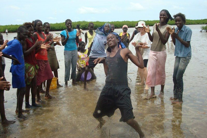 En famille au Siné Saloum...