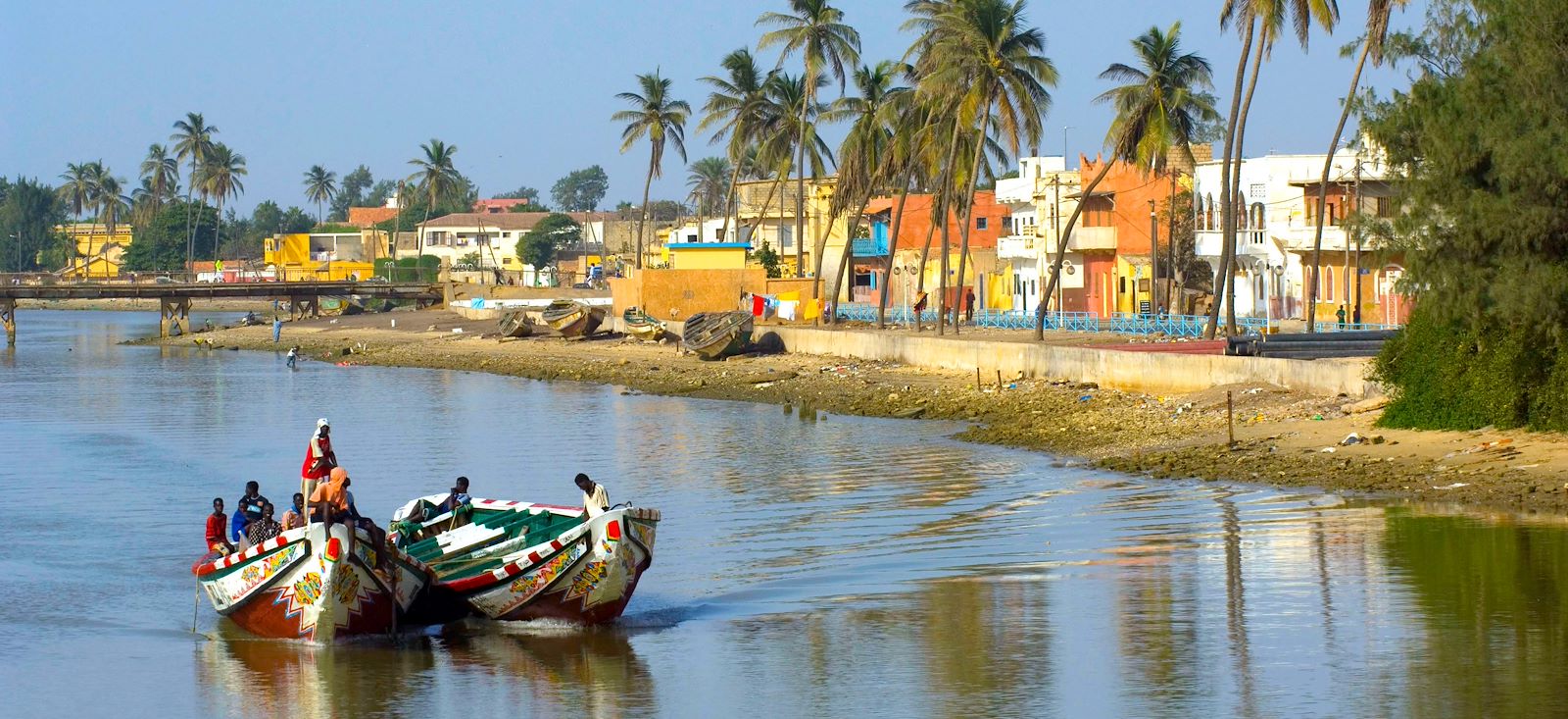 Image Rando et Pirogue sur le fleuve Sénégal