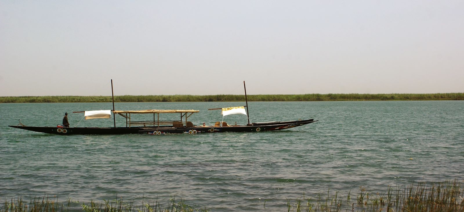 Image Rando et Pirogue sur le fleuve Sénégal