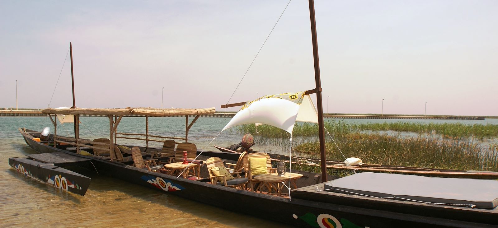 Image Rando et Pirogue sur le fleuve Sénégal