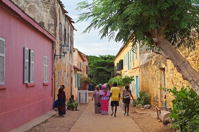 Dans les rues de l'île de Gorée - Sénégal