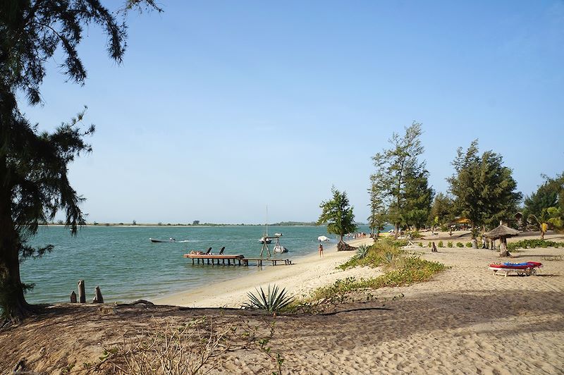 Plage du lodge Océan et Savane - Parc national de la Langue de Barbarie - Sénégal