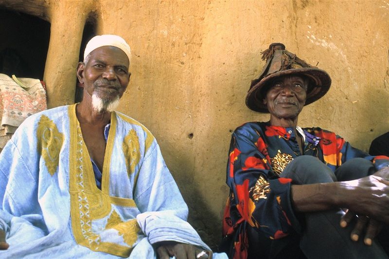 Hommes Toucouleurs - Vallée du fleuve Sénégal - Sénégal