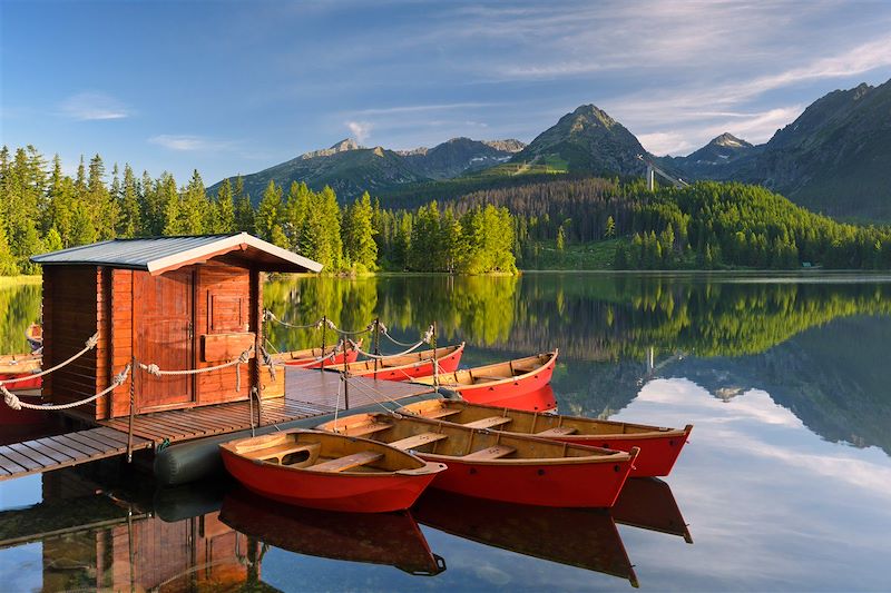 Lac de Štrbské Pleso - Hautes Tatras - Région de Prešov - Slovaquie
