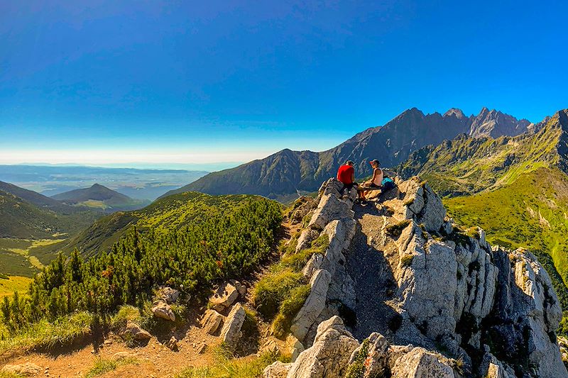 Randonneurs dans les Belianske Tatras - Hautes Tatras - Slovaquie