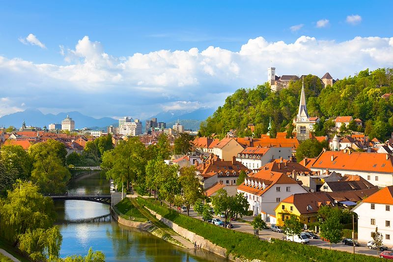 Rivière Ljubljanica à Ljubljana - Slovénie