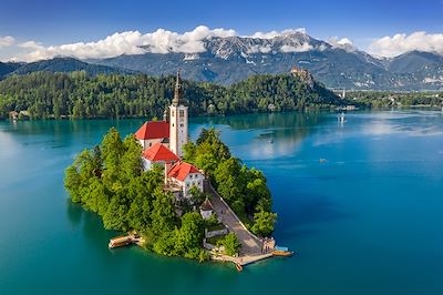 Le lac de Bled à VTT 2