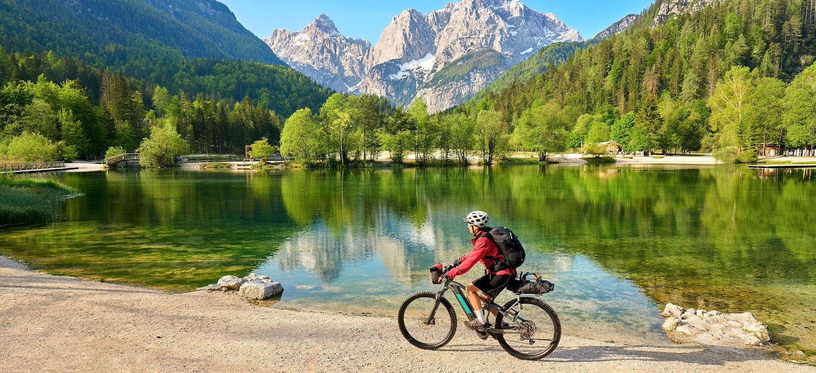 Voyage à vélo - Le lac de Bled à VTT
