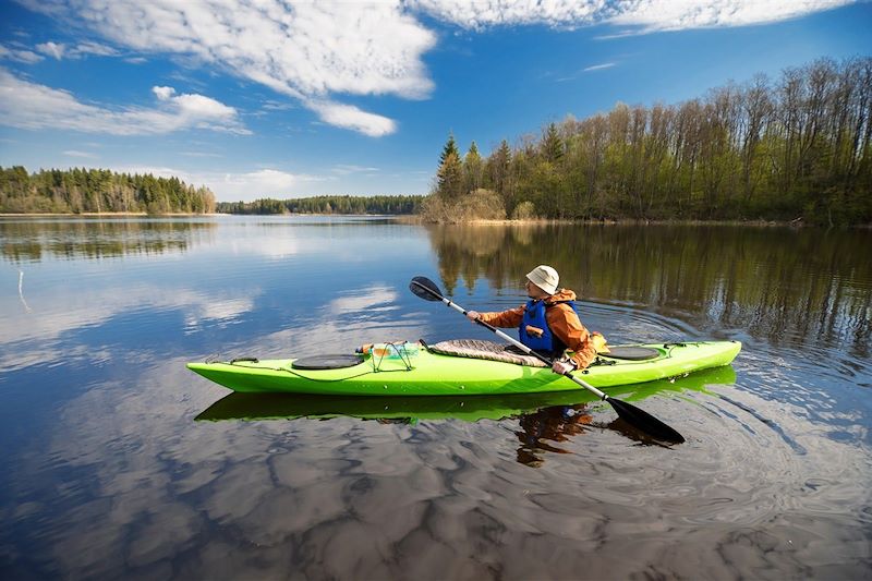 Kayak en Suède