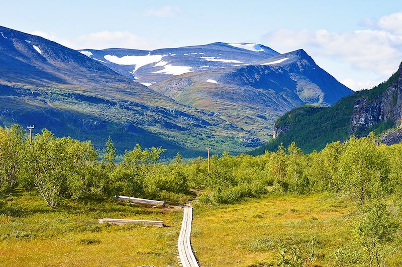 Sentier de randonnée vers le Kebnekaise - Laponie - Suède