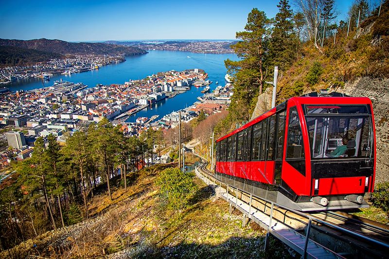 Funiculaire du mont Fløyen - Vestlandet - Norvège