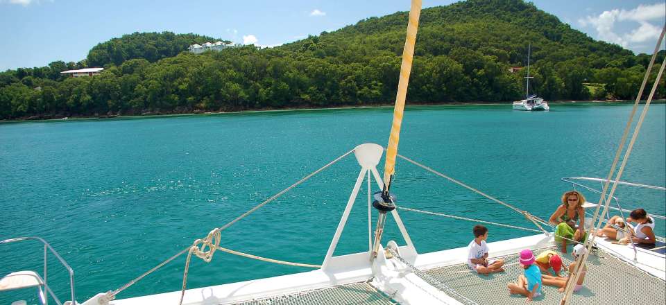 Circuit en catamaran aux Seychelles d'île en île : Mahé, Praslin, La Digue, Cousin et Curieuse