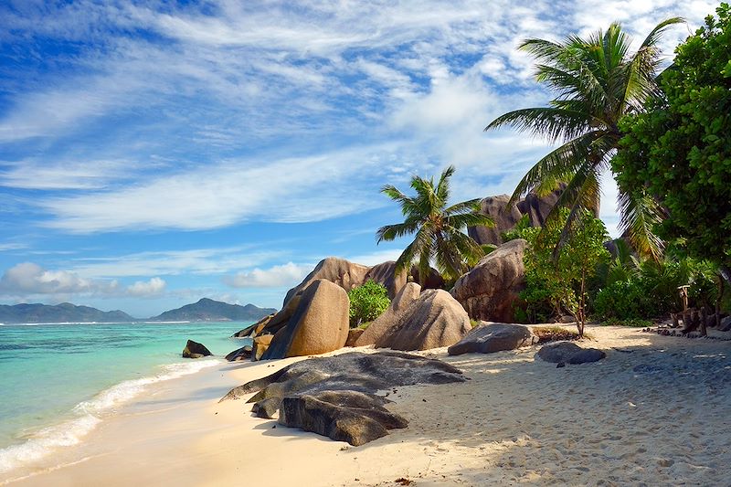 Plage de l'île de Praslin - Seychelles