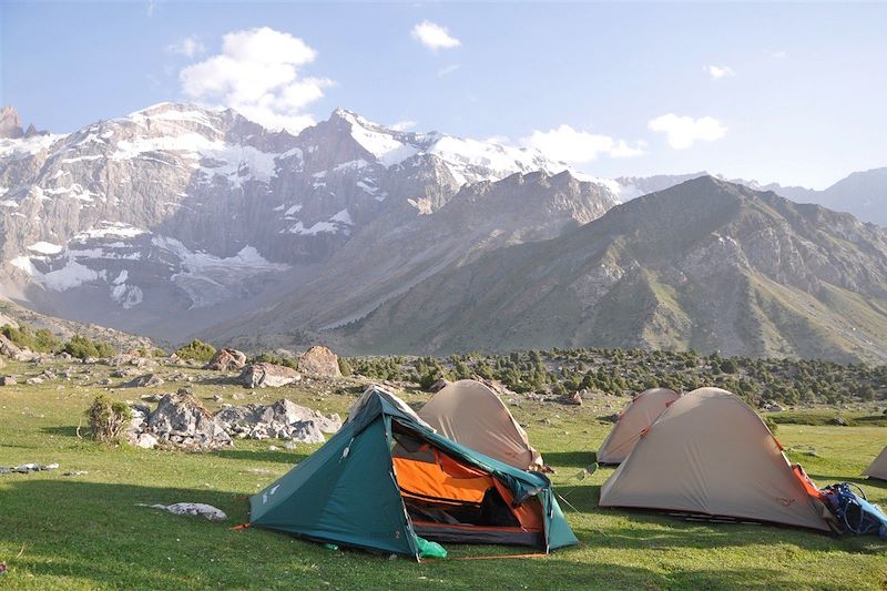 Campement dans la vallée de Koulikalon - Tadjikistan