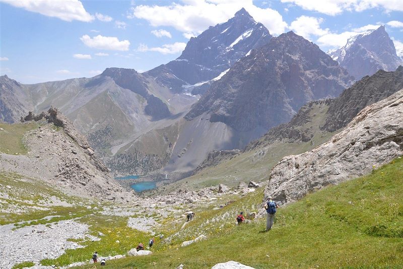 Randonnée vers le lac Aloudine - Tadjikistan