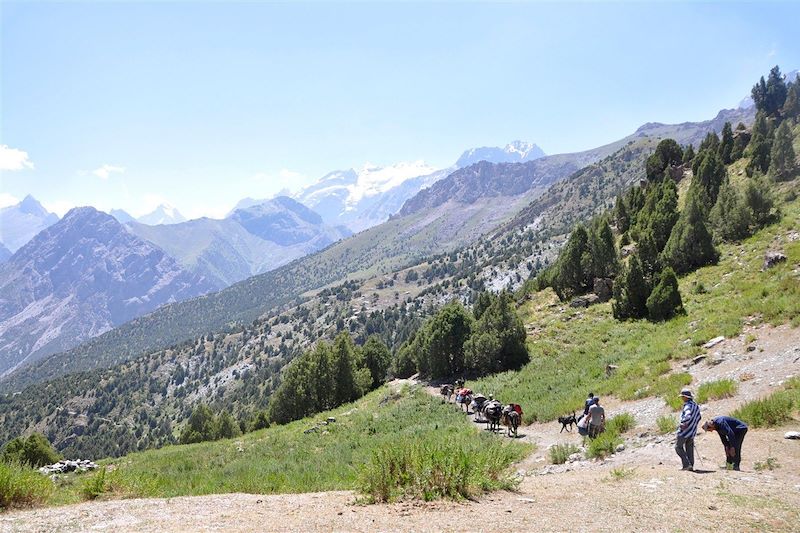 Bergers dans la vallée de Gouytane - Tadjikistan