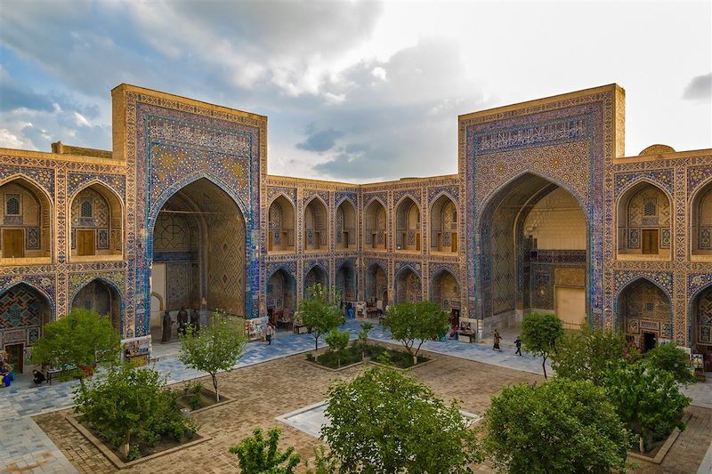 Médersa d'Ulugh Beg - Régistan - Samarcande - Province de Samarcande - Ouzbekistan