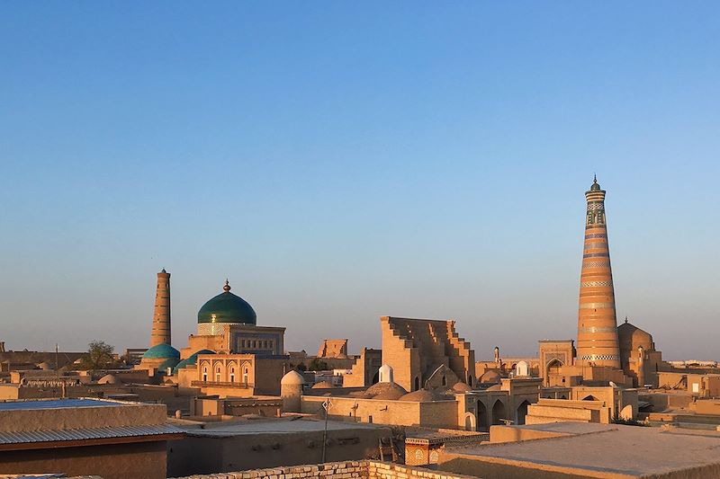 Coucher de soleil sur la ville de Boukhara - Ouzbékistan