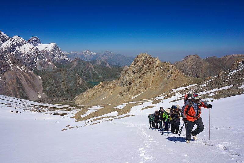 Montée du Col Alaoudin - Tadjikistan