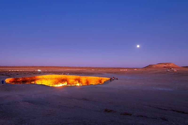 Partez pour un circuit combinant Turkménistan et Ouzbékistan entre le desert du Karakoum et les cités de la route de la soie 