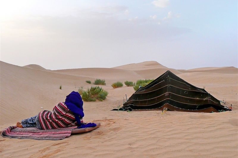 Tente bédouine - Grand Erg Oriental - Tunisie