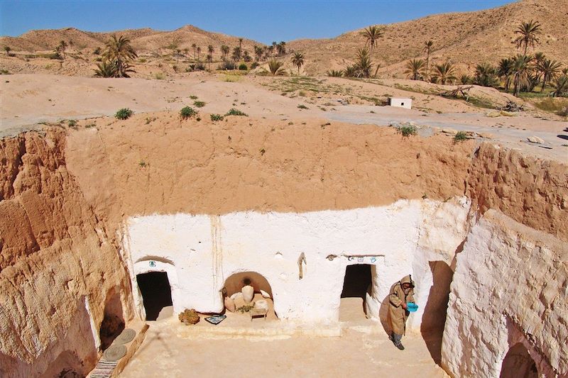 Maison troglodyte - Matmata - Tunisie