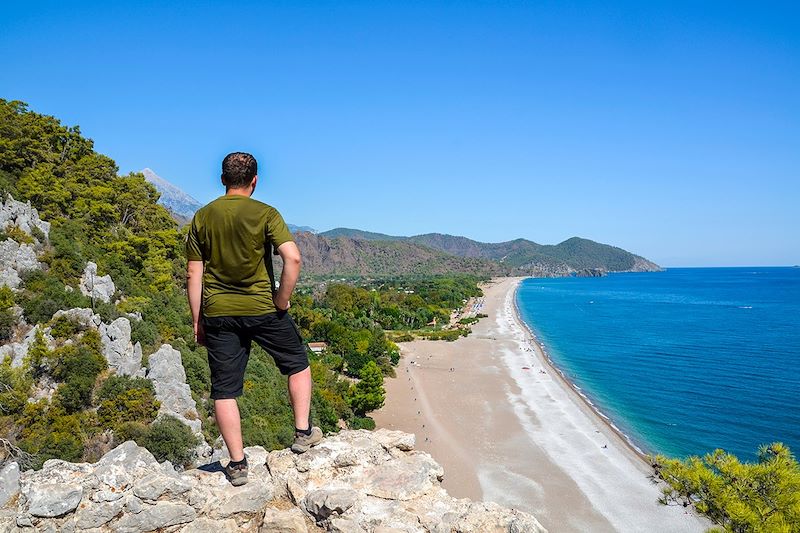 Vue sur la plage de Cirali - Province d'Antalya - Turquie