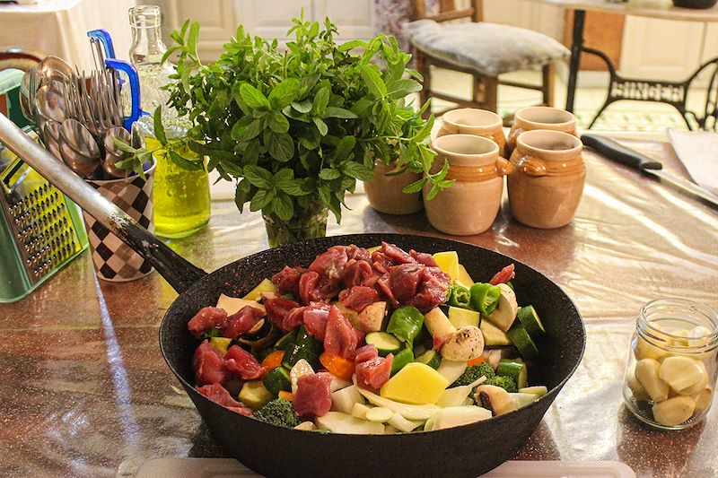 Cours de cuisine égéenne à Sirince - Turquie 