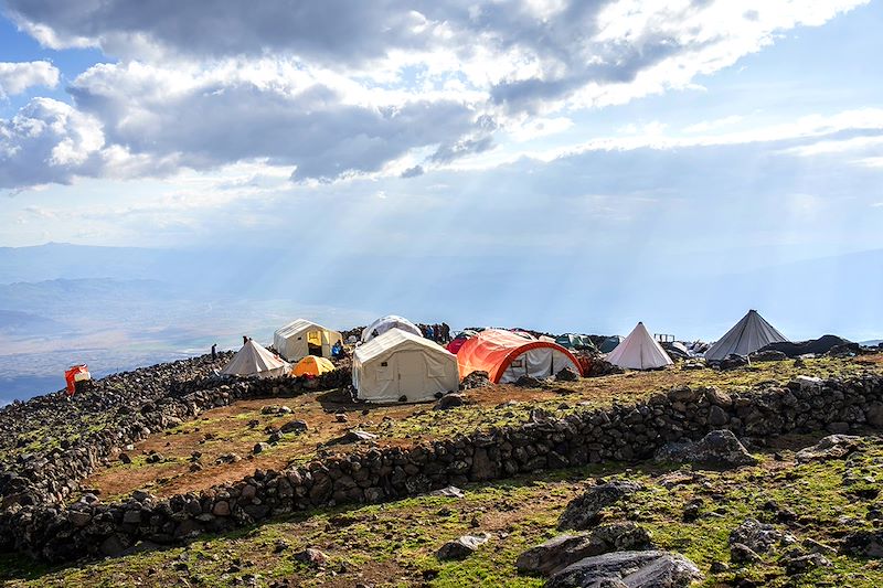Camp au mont Ararat - Anatolie orientale - Turquie