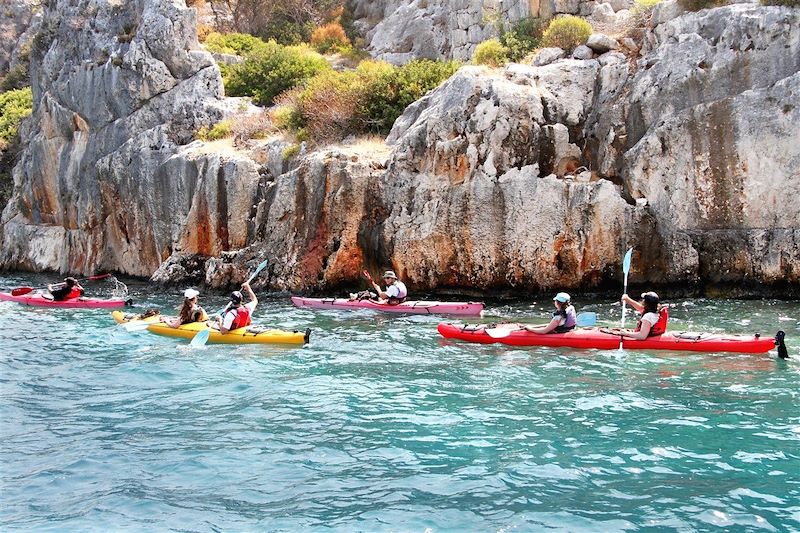 Kayak sur la côte Lycienne - Turquie