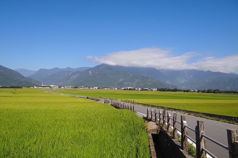 À vélo dans les environs de Taïtung - Taïwan