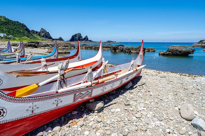 Ipanitika (bateau traditionnel du peuple Tao) - Île de Lanyu - Taïwan