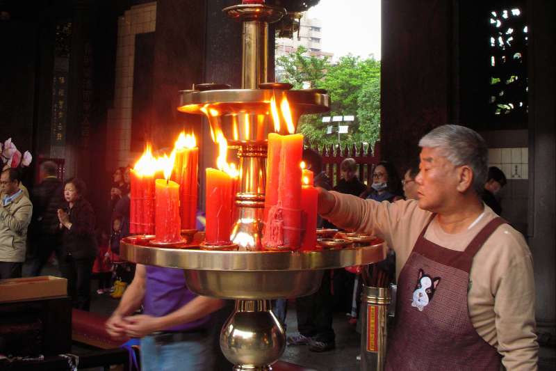 Cérémonie bouddhiste au Temple Longshan - Taipei - Taiwan