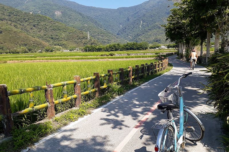 À vélo dans les environs de Taïtung - Taïwan