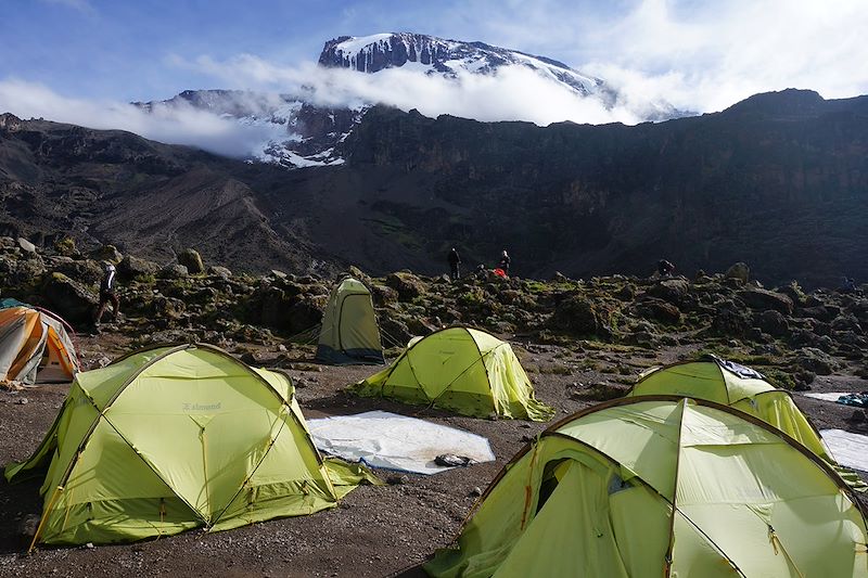 Bivouac à Barranco Camp - Kilimandjaro - Tanzanie