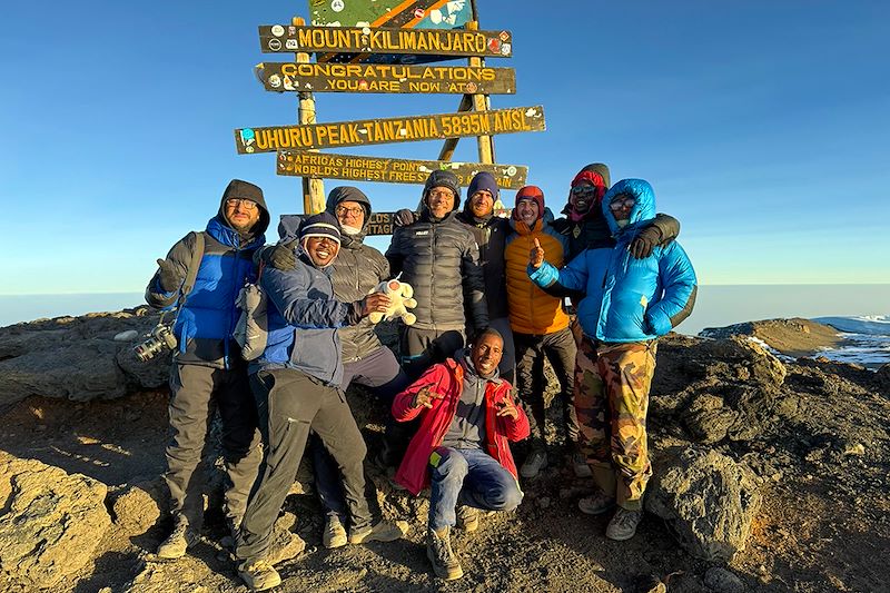 Au sommet du Kilimandjaro - Tanzanie