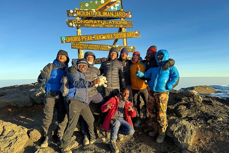 Au sommet du Kilimandjaro - Tanzanie