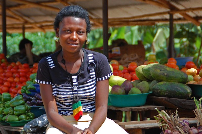 Marché à Entebbe - District de Kampala - Ouganda