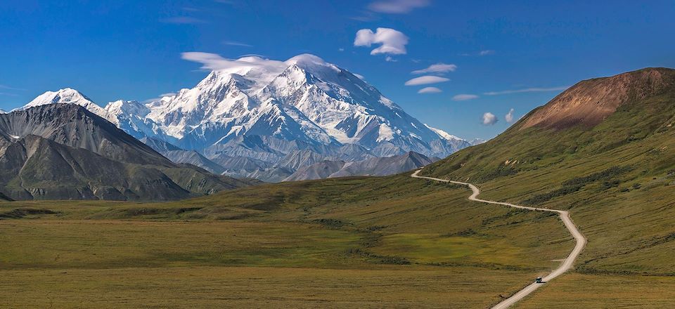 Découverte et trek en Alaska au coeur de paysages entre mer, montagnes et glaciers : Parcs nationaux de Denali, Kenai et Wrangell