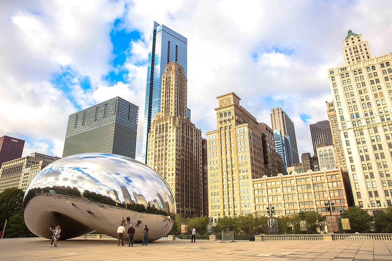 Cloud Gate à Chicago - Illinois - États-Unis