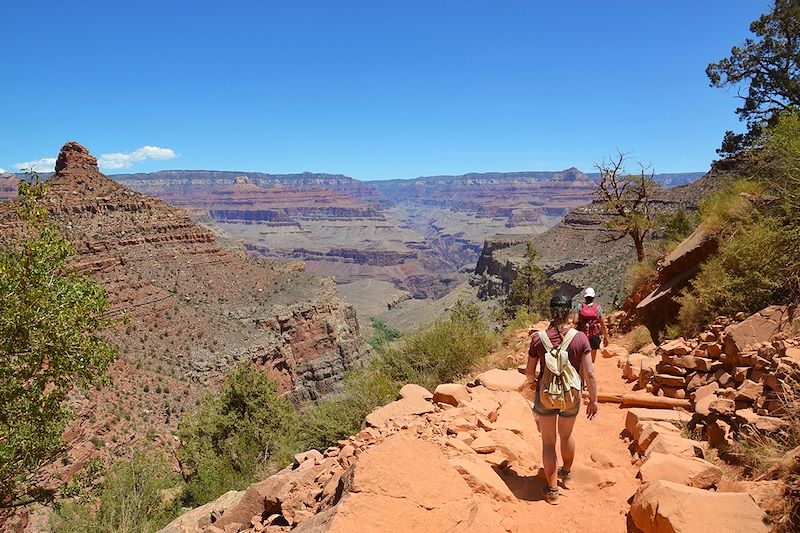 Bright Angel Trail - Parc national du Grand Canyon - Arizona - États-Unis