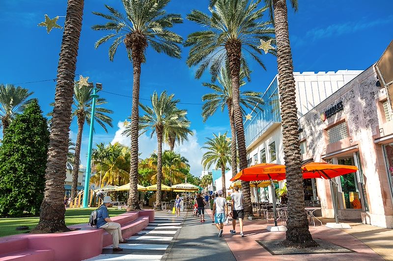Lincoln Road à Miami Beach - Floride - États-Unis