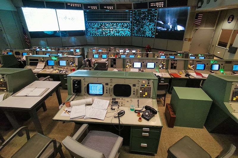 NASA Mission Control Center - Johnson Space Center - Houston - Etats-Unis